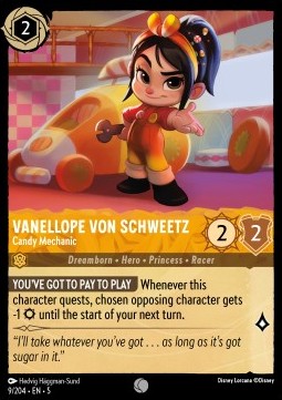 Vanellope von Schweetz - Candy Mechanic⁣ - Shimmering Skies⁣ (Common)⁣ [9]