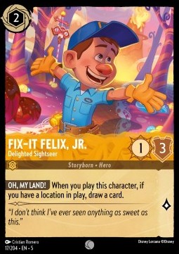 Fix‐It Felix, Jr. - Delighted Sightseer⁣ - Shimmering Skies⁣ (Common)⁣ [17]