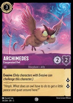 Archimedes - Exasperated Owl⁣ - Shimmering Skies⁣ (Common)⁣ [39]