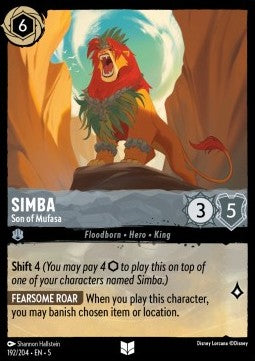 Simba - Son of Mufasa⁣ - Shimmering Skies⁣ (Uncommon)⁣ [192]