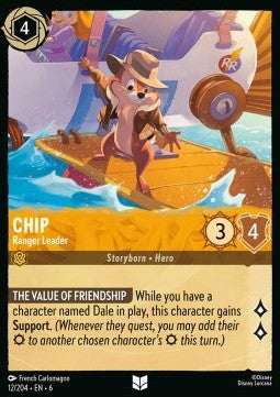 Chip - Ranger Leader⁣ - Azurite Sea⁣ (Uncommon)⁣ [12]