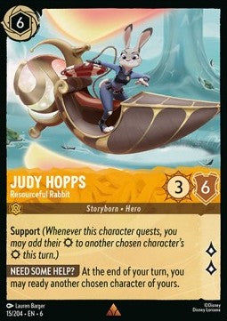 Judy Hopps - Resourceful Rabbit⁣ - Azurite Sea⁣ (Rare)⁣ [15]