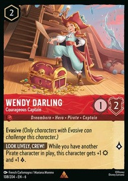 Wendy Darling - Courageous Captain⁣ - Azurite Sea⁣ (Rare)⁣ [108]