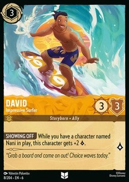 David - Impressive Surfer⁣ - Azurite Sea⁣ (Uncommon)⁣ [8]