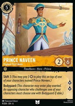 Prince Naveen - Vigilant First Mate⁣ - Azurite Sea⁣ (Uncommon)⁣ [9]