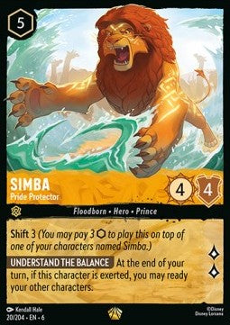 Simba - Pride Protector⁣ - Azurite Sea⁣ (Legendary)⁣ [20]