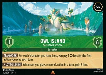 Owl Island - Secluded Entrance⁣ - Azurite Sea⁣ (Rare)⁣ [102]