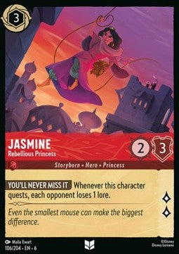 Jasmine - Rebellious Princess⁣ - Azurite Sea⁣ (Uncommon)⁣ [106]