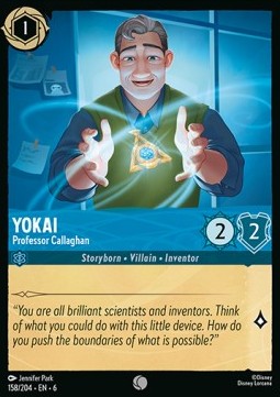 Yokai - Professor Callaghan⁣ - Azurite Sea⁣ (Common)⁣ [158]